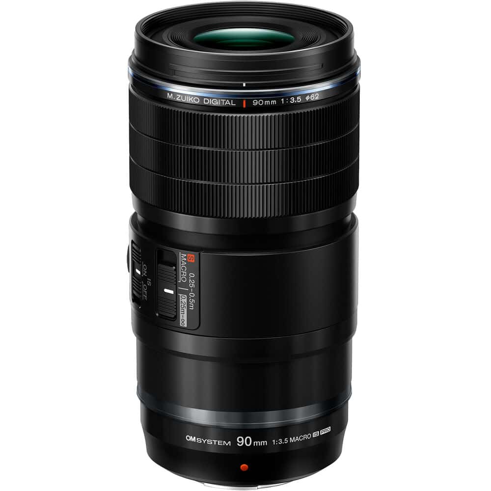 Olympus OM SYSTEM M.Zuiko Digital ED 90mm f/3.5 Macro IS PRO Lens