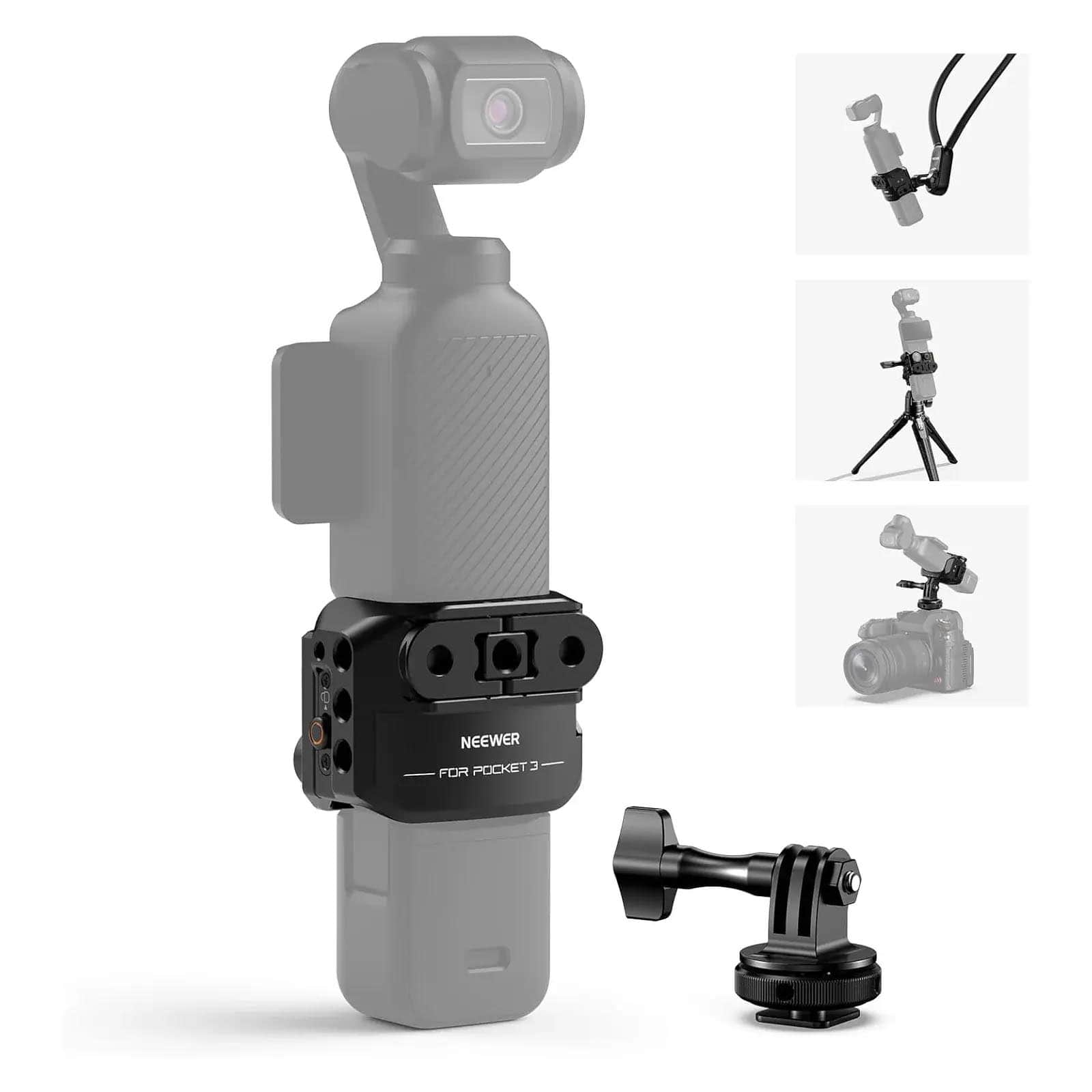 Neewer AC009 DJI Osmo Pocket 3 Aksiyon Kamera Kafesi