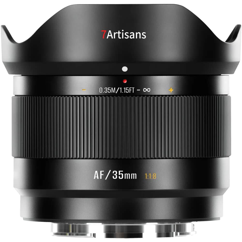 7Artisans AF 35mm F1.8 Sony (E Mount) APS-C Lens Siyah