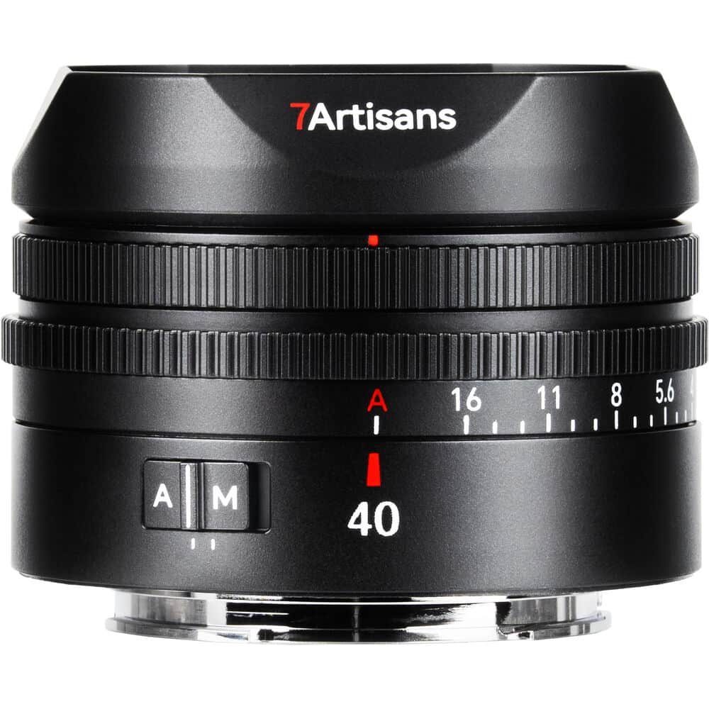 7Artisans AF 40mm F2.5 Sony (E Mount) FullFrame Lens Siyah