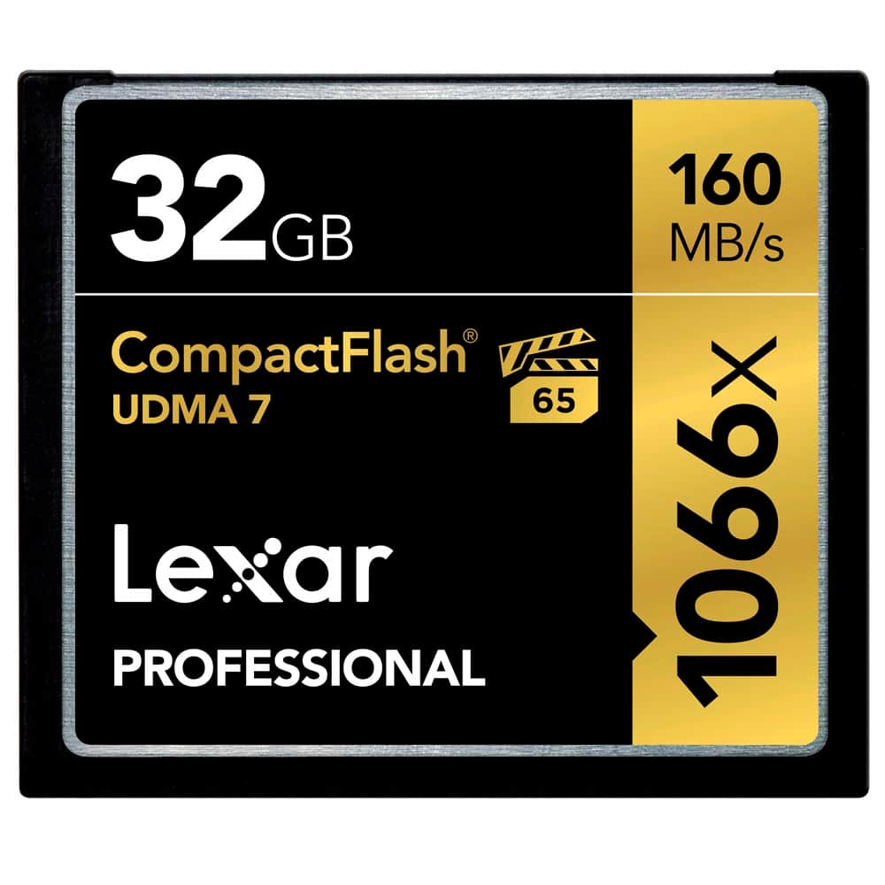 Lexar 32 GB UDMA 7 CF Kart 1066x 160 mb/s