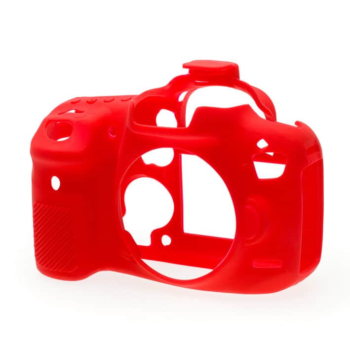 EasyCover Silikon Kılıf (Canon EOS 7D Mark II Kırmızı)