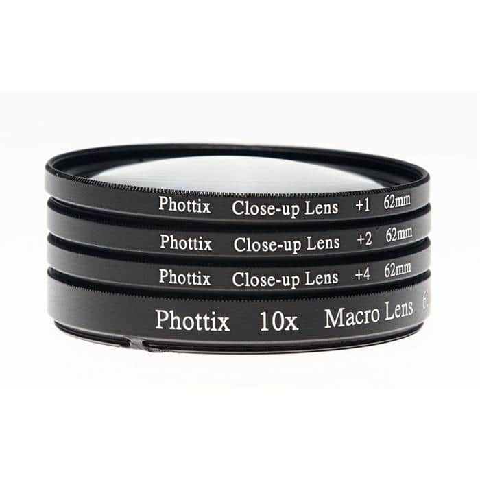 Phottix 52mm Close Up Filtre Seti - Kumaş Çantalı (+1D, +2D, +4D, +10D)