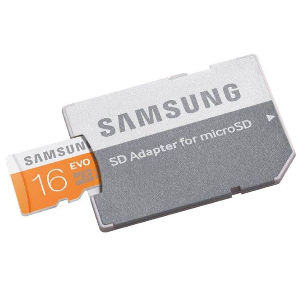 Samsung 16 GB microSDHC EVO Class 10 Kart 48 mb/s + Adaptör