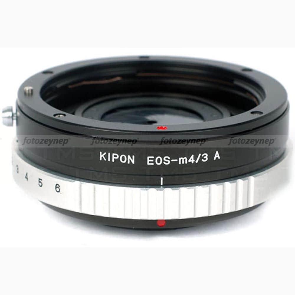Kipon EOS-M 4/3 Canon Lensi m4/3 Gövdeye takmak için Diyafram Kontrollü.