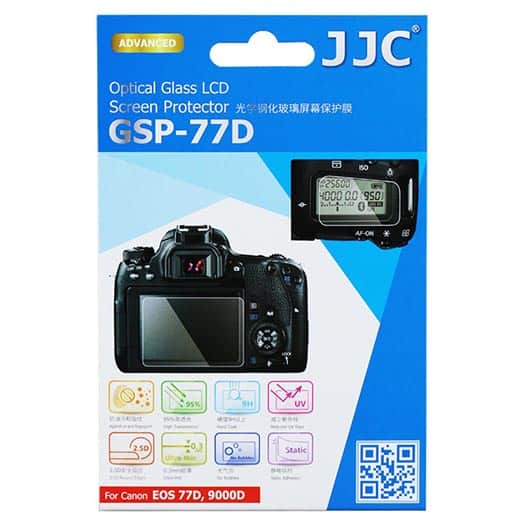 JJC GSP-77D Ultra İnce LCD Ekran Koruyucu (Canon 77D, 9000D)