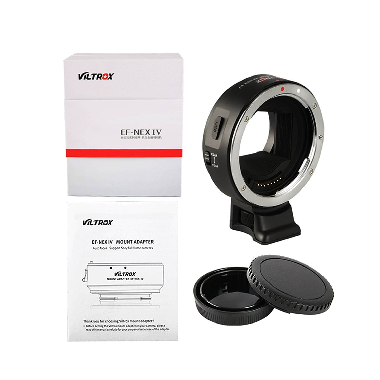 Viltrox EF-NEX IV Canon EF to Sony E Mount AF Adaptör