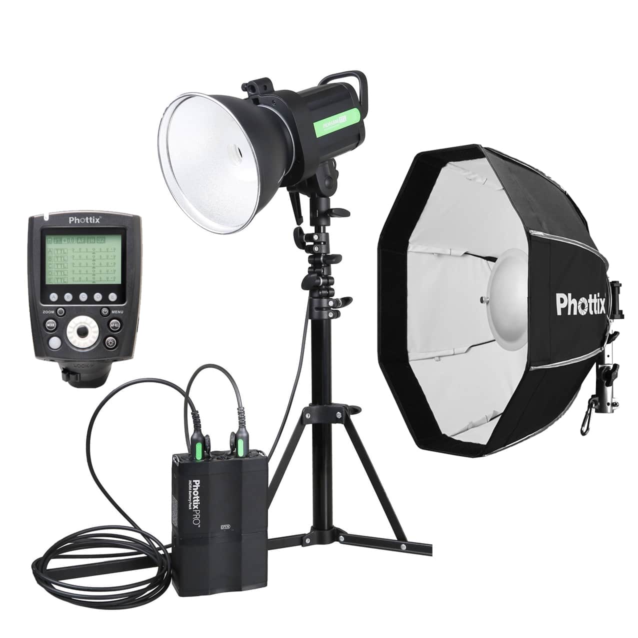 Phottix Indra500 TTL Akülü Paraflaş Kit (Canon)