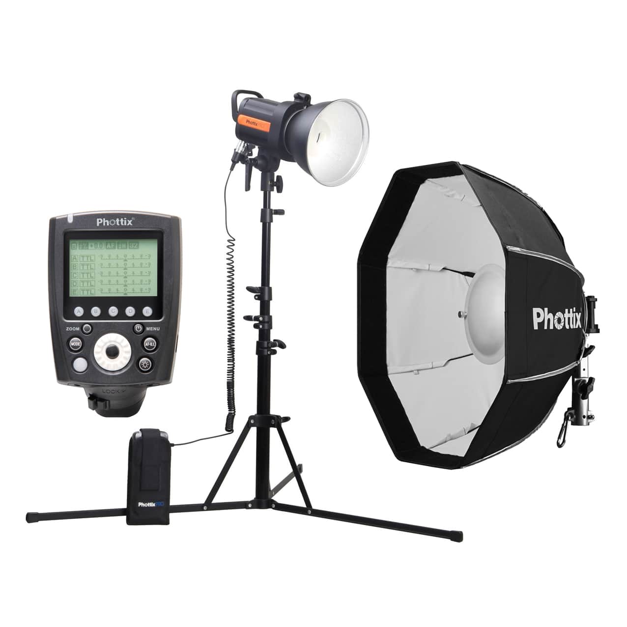 Phottix Indra360 TTL Akülü Paraflaş Kit (Canon)
