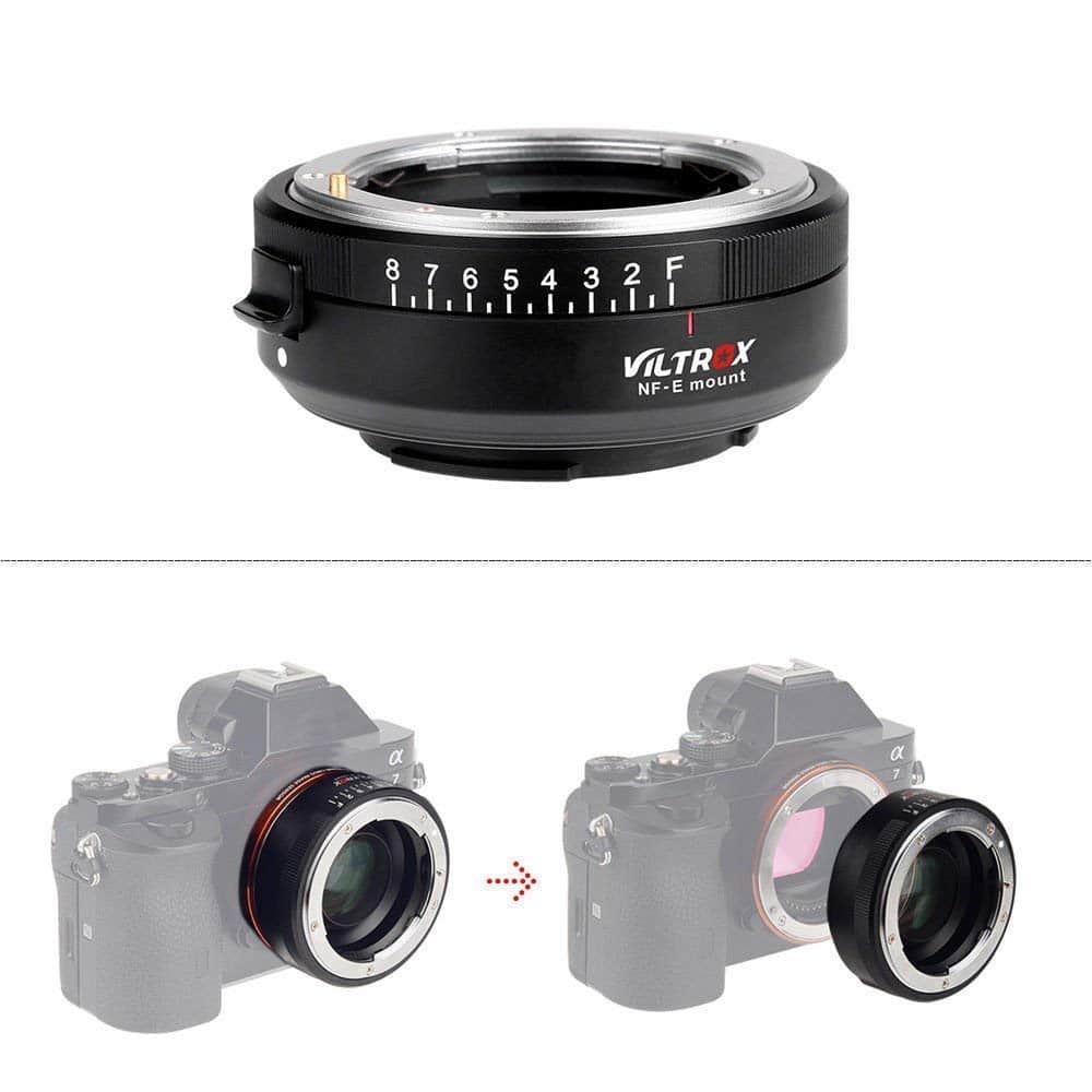 Viltrox NF-E Manual-Focus F to Sony E Mount Camera