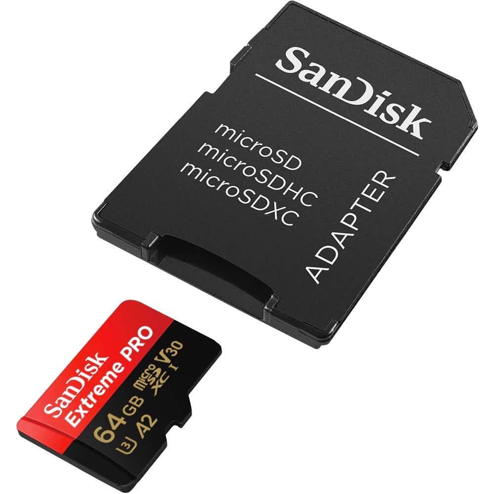 Sandisk 64 GB Extreme Pro microSDXC Class 10 Kart 200 mb/s + Adaptör