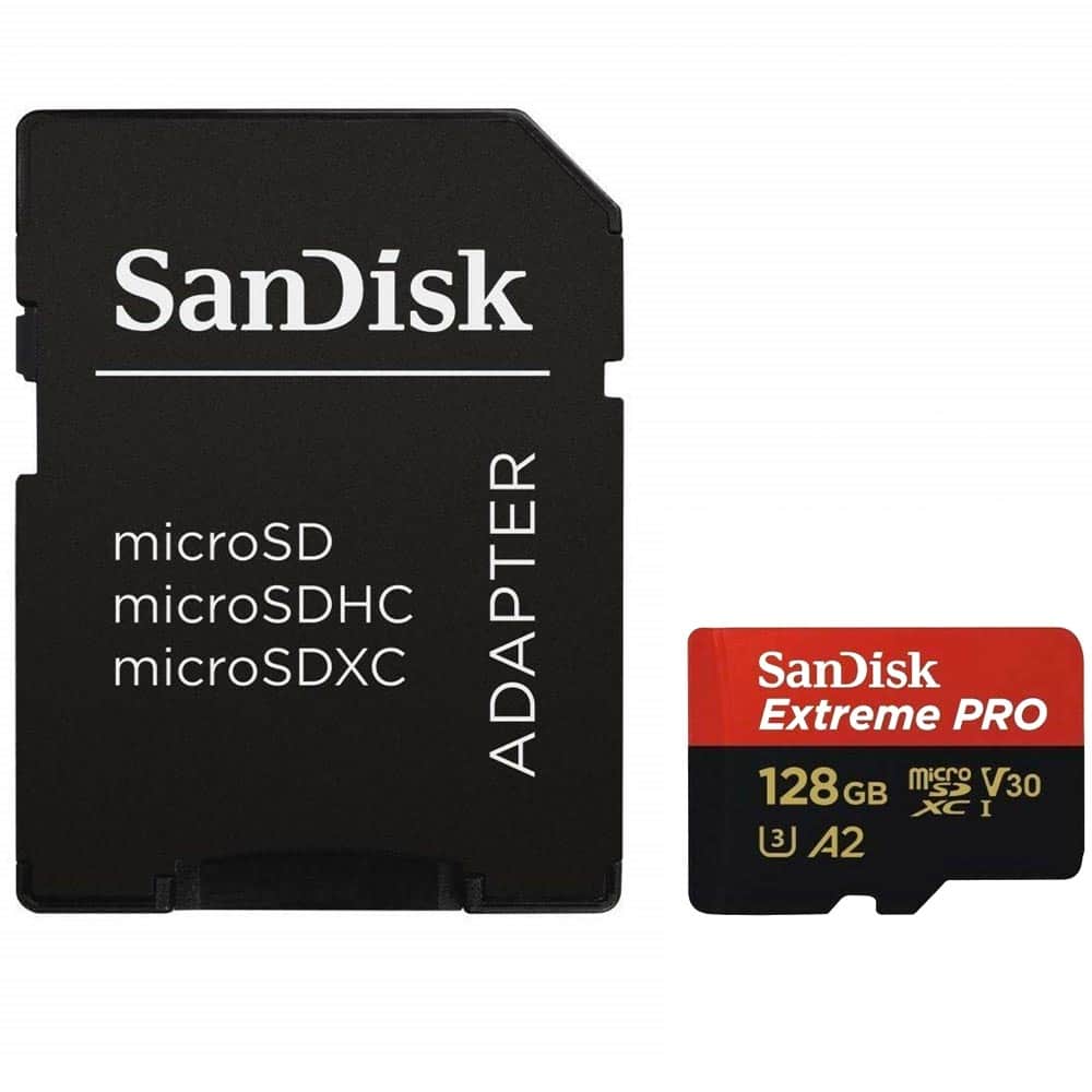 Sandisk 128 GB Extreme PRO MicroSDXC UHS-1 A2 200MB/s