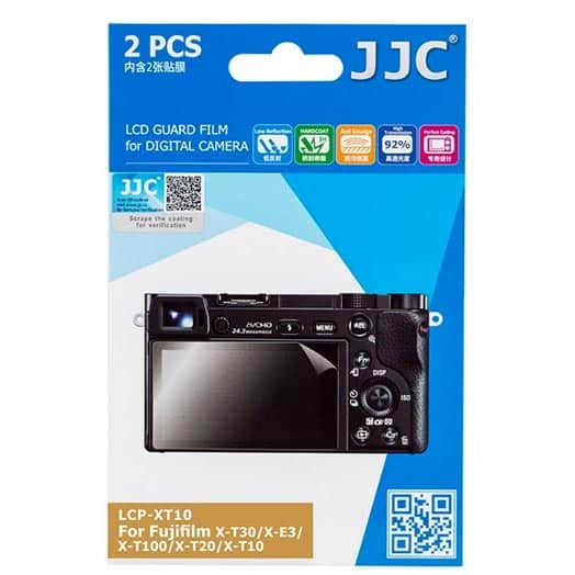 JJC LCP-XT10 LCD Ekran Koruyucu Film 2`li Paket (Fujifilm X-T30, X-T20, X-T10, X-E3, X-T100)