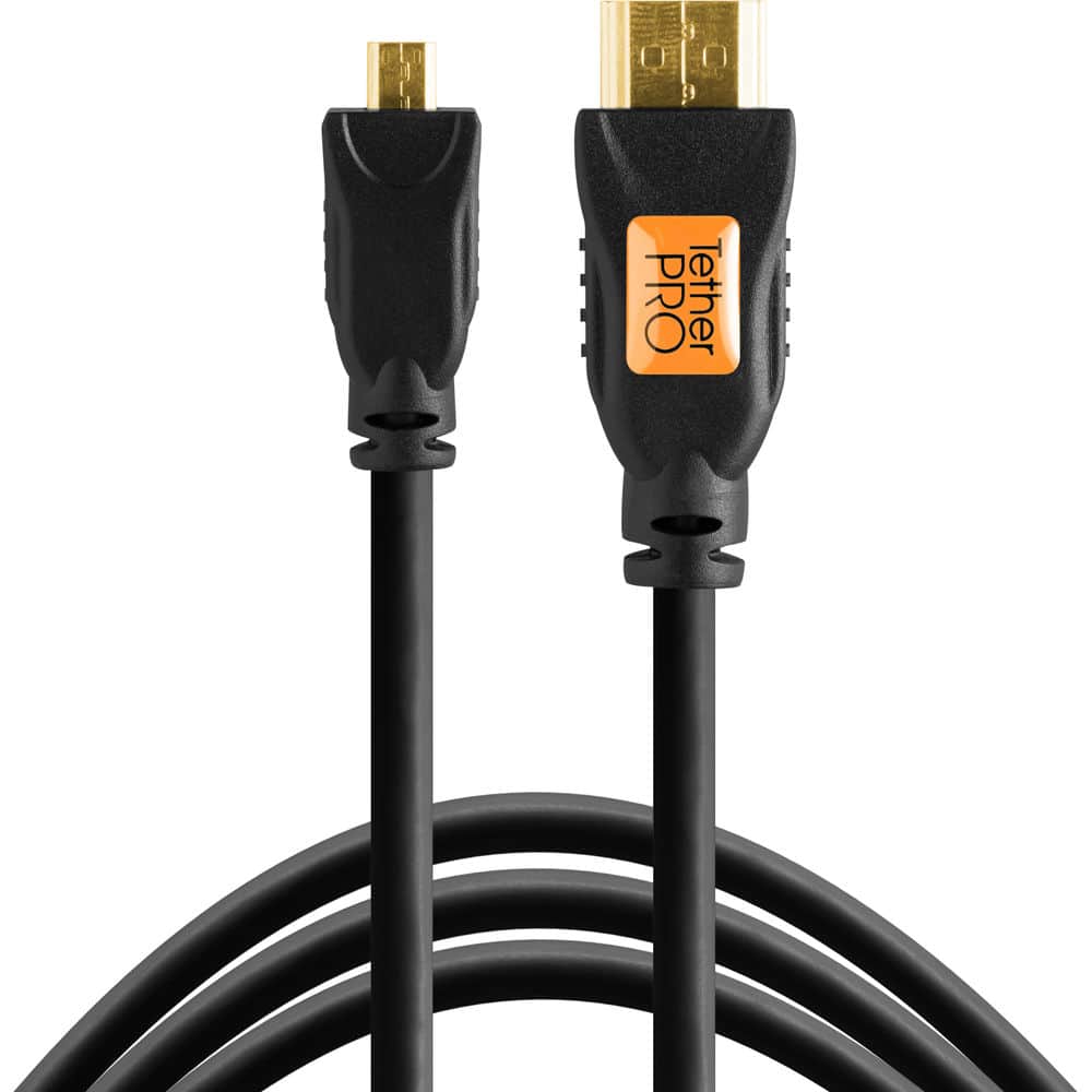 Tether Tools TPHDDA15 TetherPro Micro-HDMI to HDMI Cable 4.6m