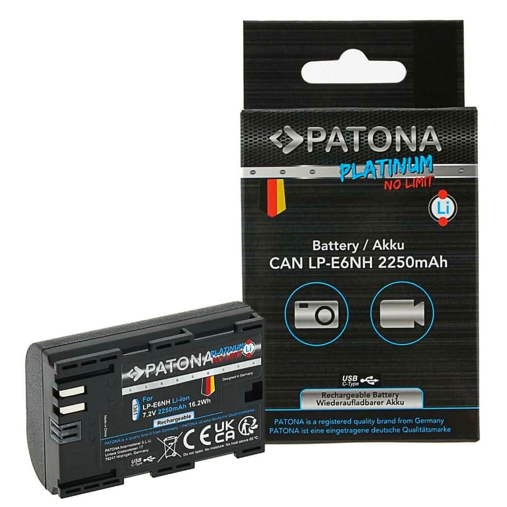 Patona 1361 Platinum LP-E6NH USB-C Canon Batarya