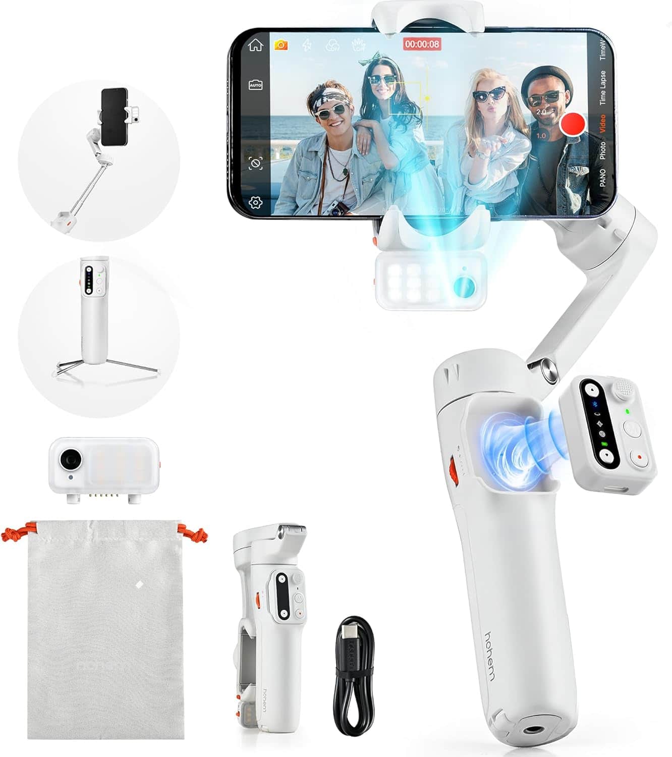 hohem iSteady V3 Gimbal (Beyaz)