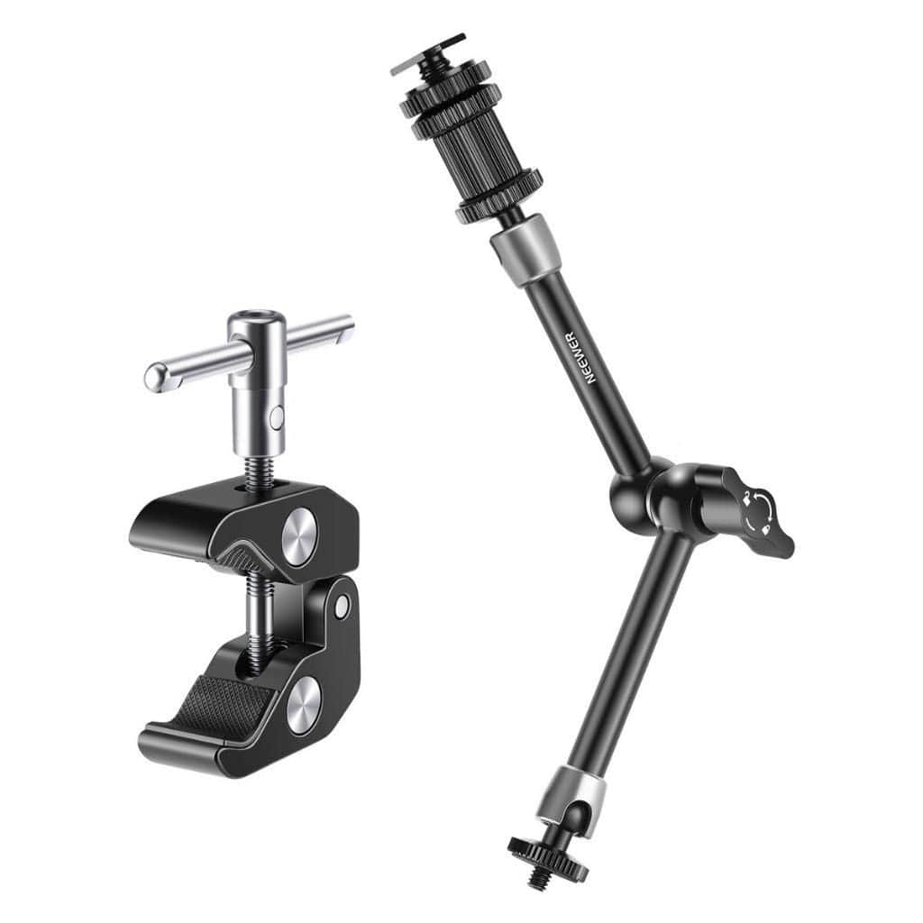 Neewer ST-20 11'' 28cm 1/4'' Vidalı Magic Arm &amp; Yengeç Clamp