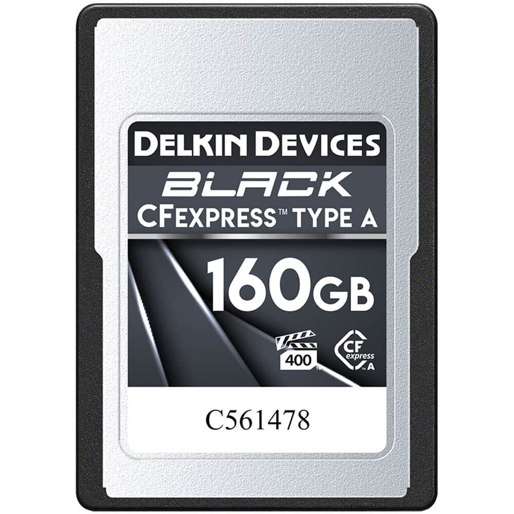 Delkin Devices 160GB BLACK CFexpress™ Type A Memory Cards