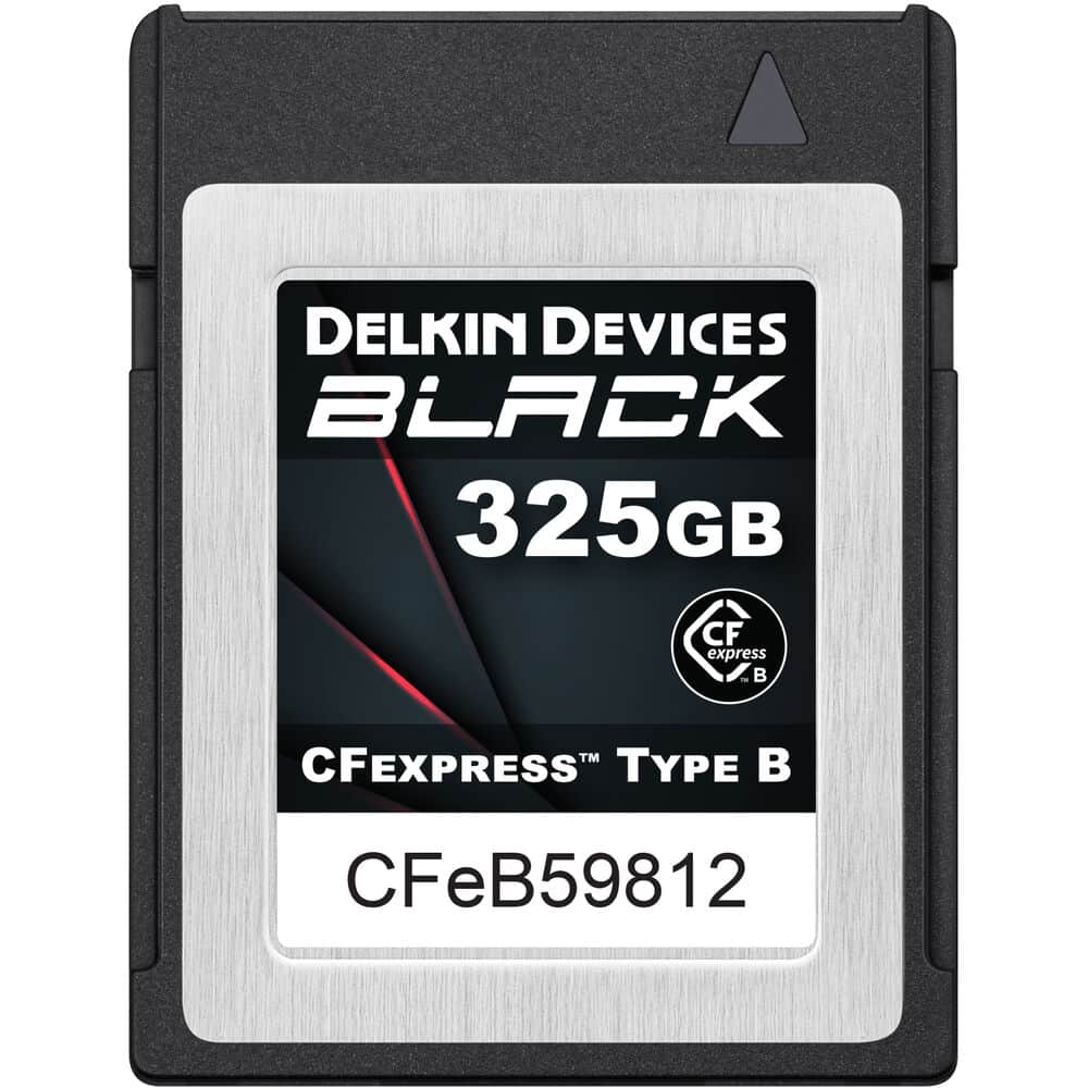Delkin Devices 325GB BLACK CFexpress™ Type B Memory Cards