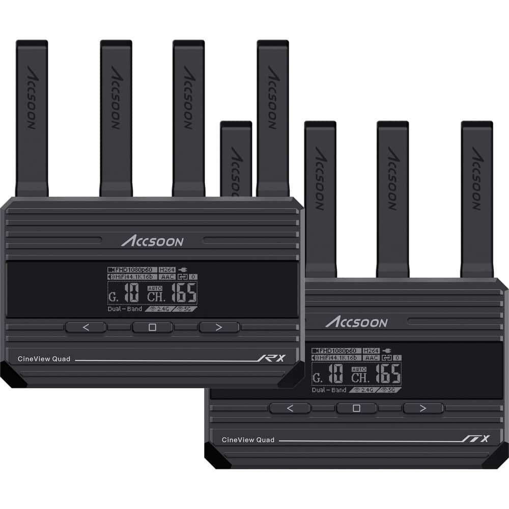 Accsoon WIT04-QS CineView Quad Multi-Spectrum Wireless Video Transmission System