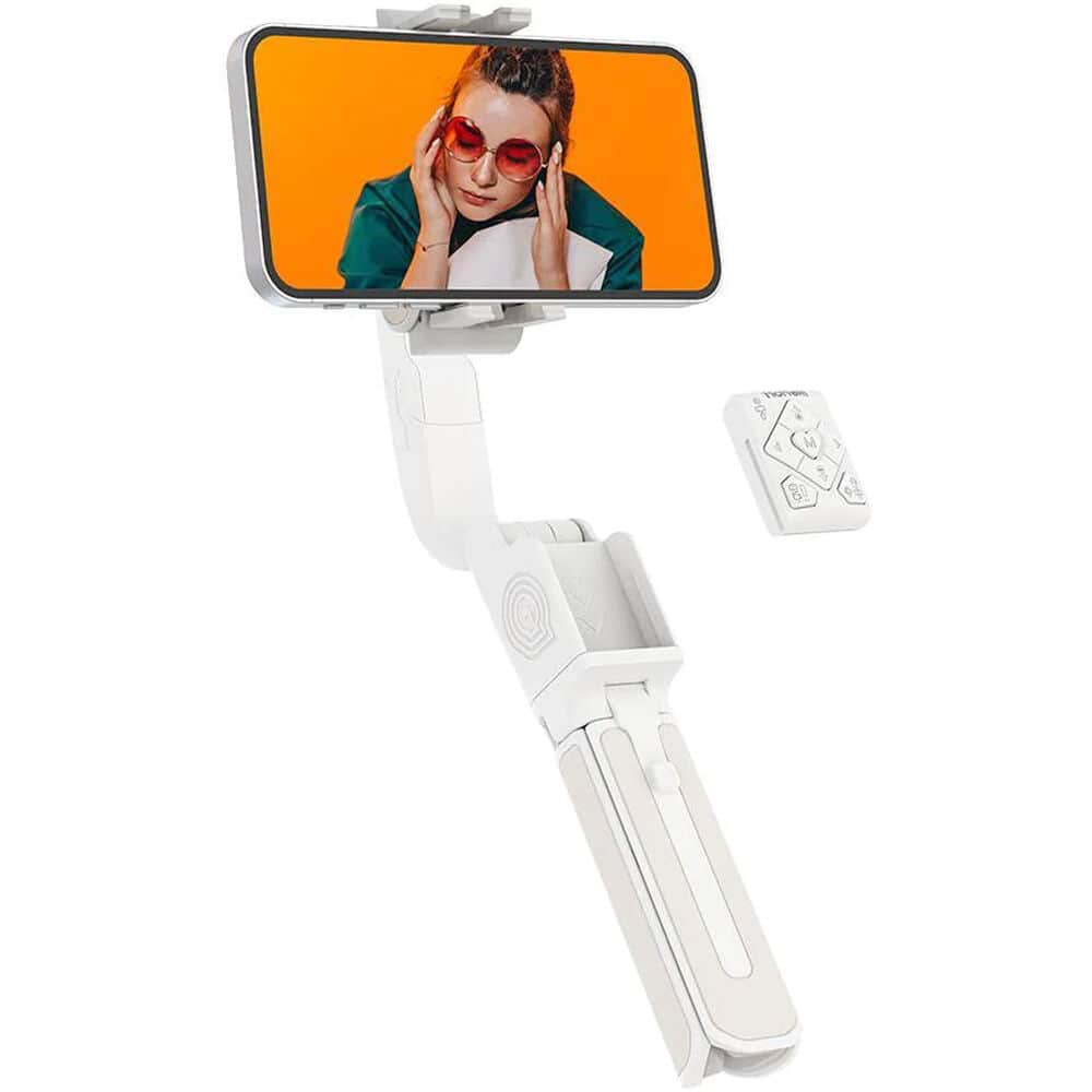 Hohem iSteady Q Akıllı Telefon Gimbal, Çıkarılabilir Uzaktan Kumandalı (Beyaz)