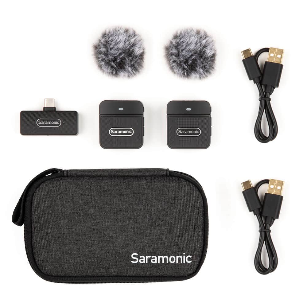 Saramonic Blink100 B6 İkili Kablosuz Type-C Girişli Yaka Mikrofonu