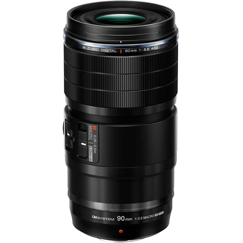 Olympus OM SYSTEM M.Zuiko Digital ED 90mm f/3.5 Macro IS PRO Lens