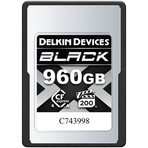 Delkin Devices 960GB BLACK CFexpress Type A 4.0 VGP200 Memory Card