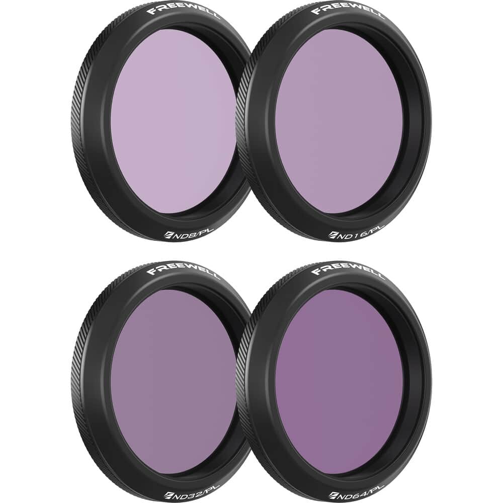Freewell DJI Osmo Action Hybrid ND/PL Filter Bundle (4-Pack)