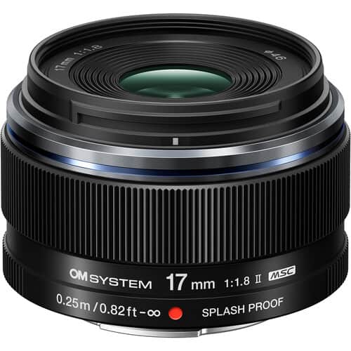 Olympus OM SYSTEM M.Zuiko Digital 17mm f/1.8 II Lens 