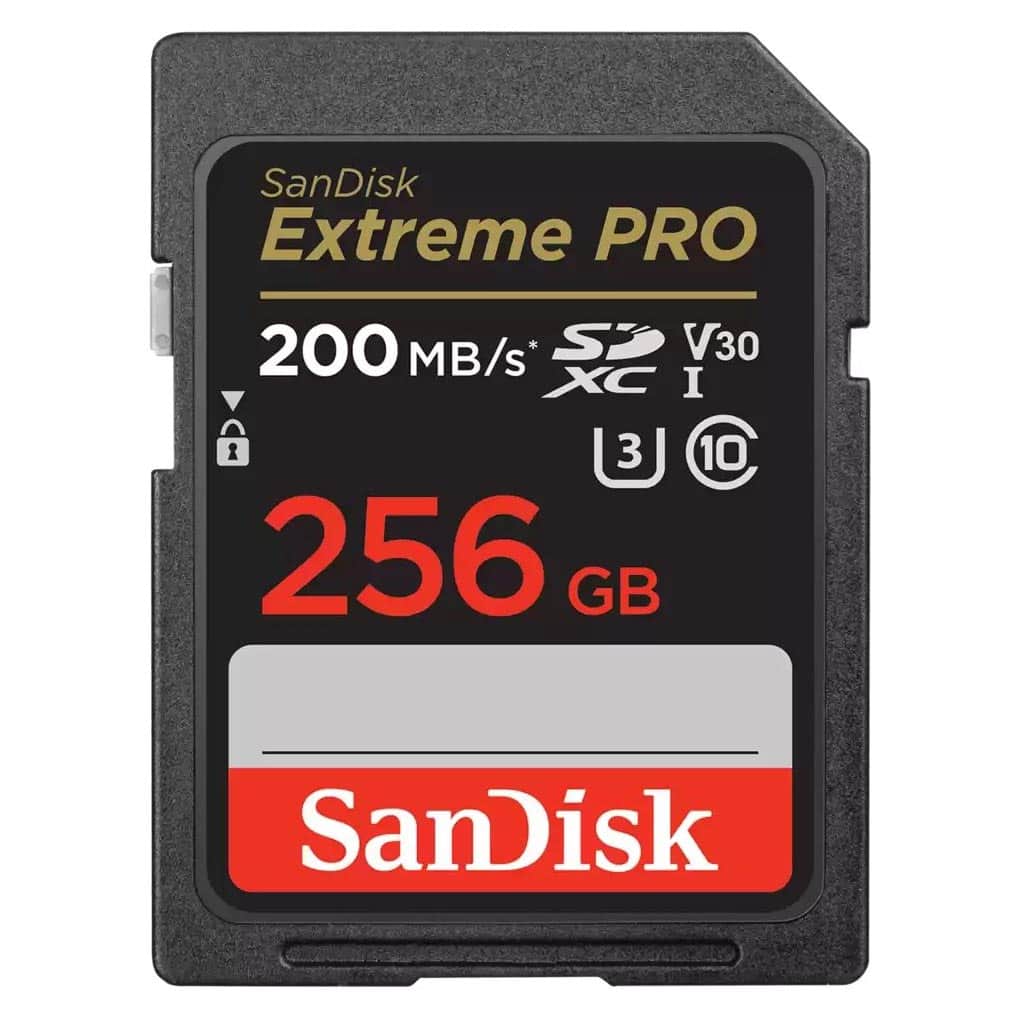 Sandisk 256 GB Extreme Pro SDXC Class 10 Kart 200 mb/s