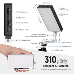 NEEWER SL90 RGB Mini Mobil Video Işığı