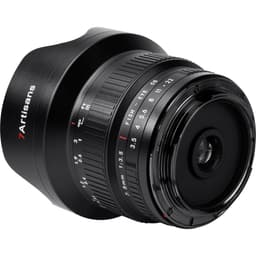 7Artisans DSLR için 7.5mm F3.5 Nikon F Mount MF Lens Siyah