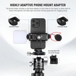 NEEWER SP-02 Akıllı Telefon Tutucu Tripod Montaj Adaptörü
