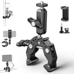 NEEWER ST83 Süper Kelepçe ve 3'' (7,62 cm) Çift Bilyeli Magic Arm Kiti