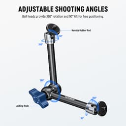 Neewer ST-08 9.8" 25cm  1/4'' Vidalı Magic Arm 