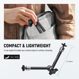 Neewer ST-08 9.8" 25cm  1/4'' Vidalı Magic Arm 