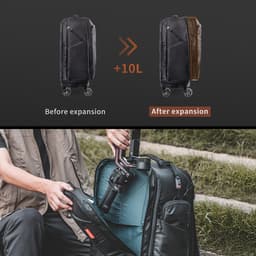 PGYTECH Roller Camera Backpack (Space Black, 30L)