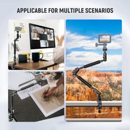 NEEWER UA057 22'' (55 cm) Mafsallı Magic Arm Süper Kelepçe ve Telefon Tutucu Kiti