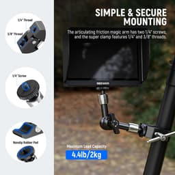 Neewer ST-15C 15cm Magic Arm &amp; Clamp