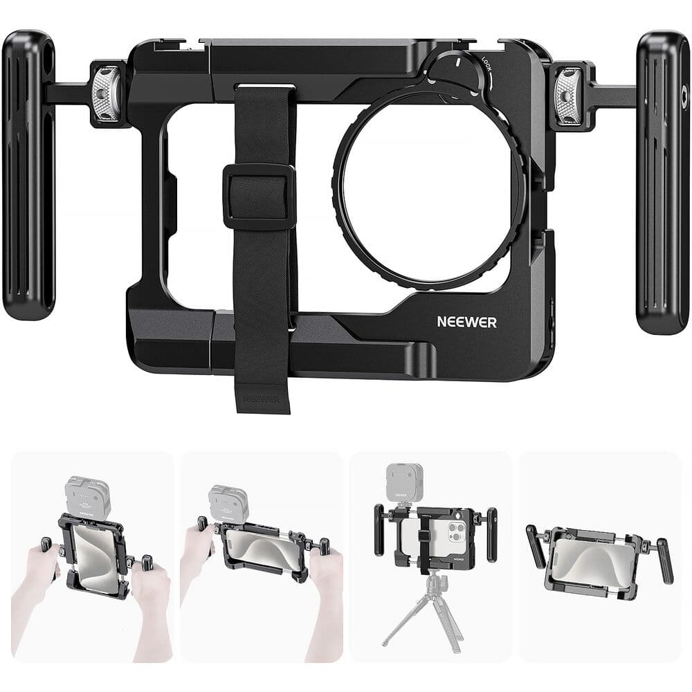 Neewer PA017 Telefon Kafesi &amp; 67mm Filtre adaptörlü