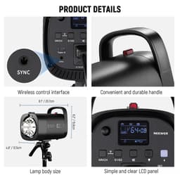 NEEWER S101-400W 2'li Stüdyo Flaş Seti