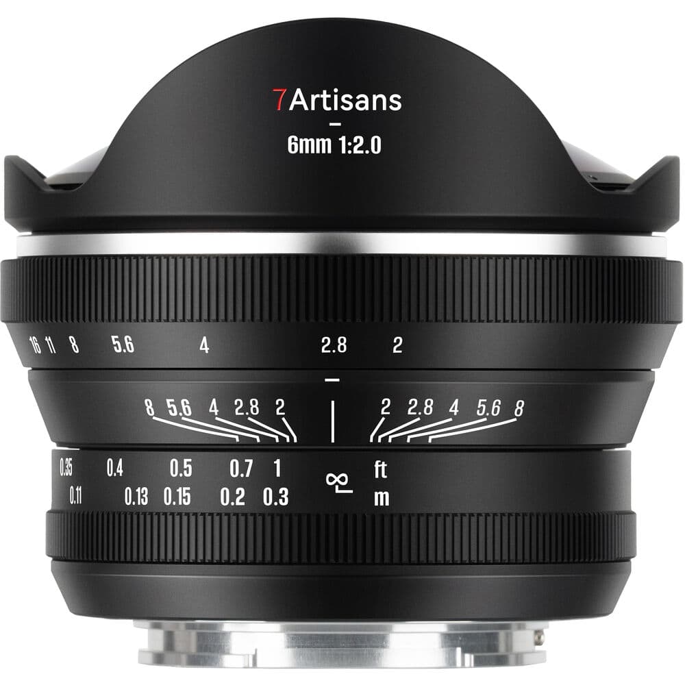 7Artisans 6mm F2.0 Fuji (FX Mount) MF APS-C Lens