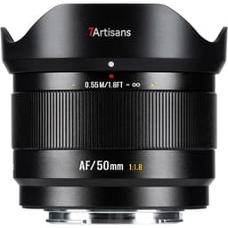 7Artisans AF 50mm F1.8 Fuji (FX Mount) APS-C Lens Siyah