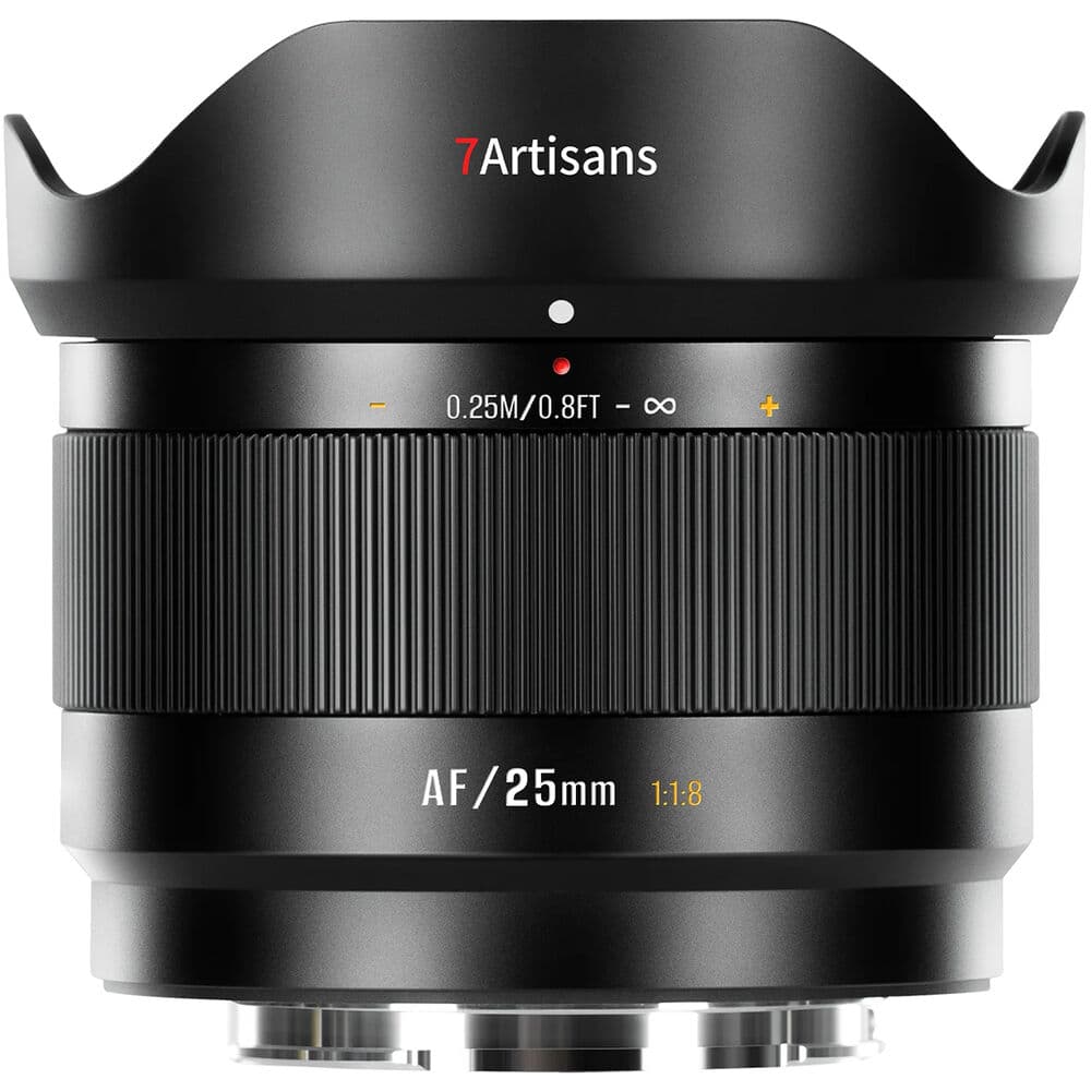 7Artisans AF 25mm F1.8 Fuji (FX Mount) APS-C Lens Siyah