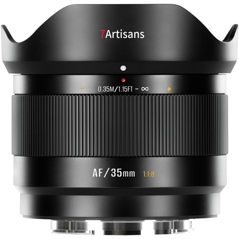 7Artisans AF 35mm F1.8 Sony (E Mount) APS-C Lens Siyah