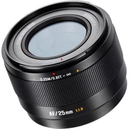 7Artisans AF 25mm F1.8 Fuji (FX Mount) APS-C Lens Siyah