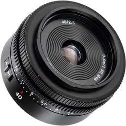 7Artisans AF 40mm F2.5 Sony (E Mount) FullFrame Lens Siyah