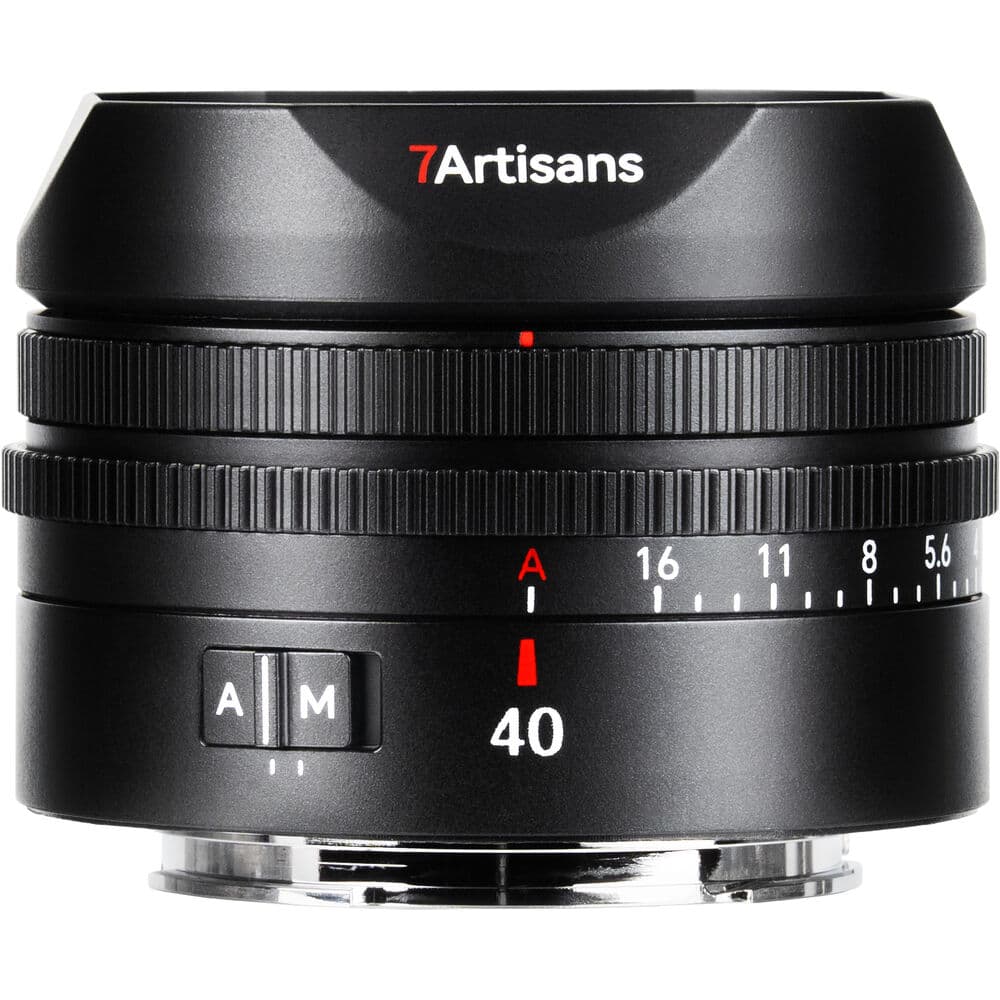 7Artisans AF 40mm F2.5 Sony (E Mount) FullFrame Lens Siyah