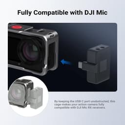 Neewer AC061 Kamera Kafesi - DJI Osmo Action 6 ile Uyumlu